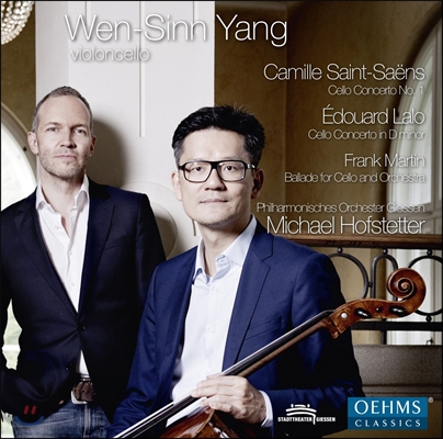 Wen-Sinn Yang 생상스: 첼로 협주곡 1번 / 프랑크 마르탱: 첼로와 오케스트라를 위한 발라드 (Saint-Saens / Lalo: Cello Concerto / Frank Martin: Ballade) 웬신 양, 기센 필하모니, 마이클 호프스테터