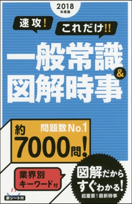 速攻!これだけ!! 一般常識&圖解時事 2018年度版