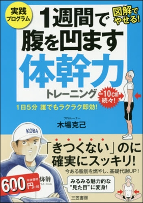 1週間で腹を凹ます體幹力トレ-ニング