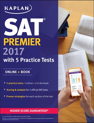 SAT Premier 2017 with 5 Practice Tests: Online + Book (Paperback)