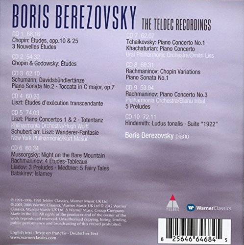 Boris Berezovsky 보리스 베레조프스키 텔덱 녹음집 (The Teldec Recordings)