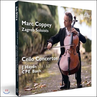 Marc Coppey 하이든: 첼로 협주곡 1번, 2번 / 칼 필립 에마누엘 바흐: 첼로 협주곡 - 마르크 코페이, 자그레브 솔로이스츠 (Haydn / C.P.E. Bach: Cello Concertos)