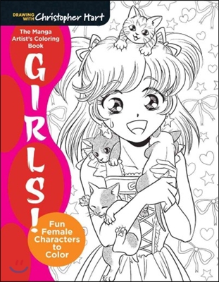 Manga Artist's Coloring Book: Girls!: Fun Female Characters to Color