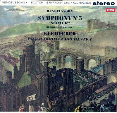 Otto Klemperer 멘델스존: 교향곡 3번, 핑갈의 동굴 서곡 - 오토 클렘페러 (Mendelssohn : Symphony No.3  `Scotish`) [LP]
