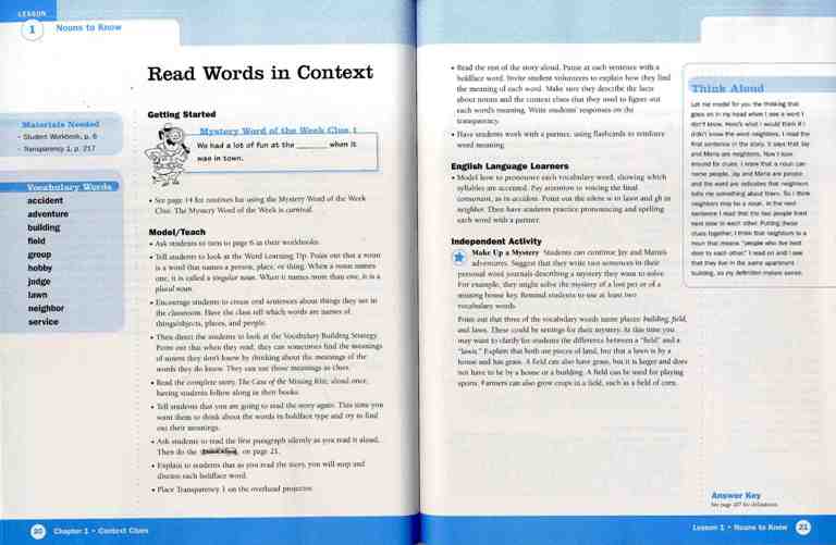 Powerful Vocabulary For Reading Success Grade 3 : Teacher's Book