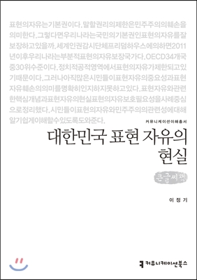 대한민국 표현 자유의 현실 (큰글씨책)