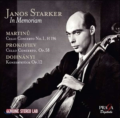 Janos Starker 야노스 슈타커를 추모하며 - 마르티누 / 프로코피예프: 첼로 협주곡 (Martinu &amp; Prokofiev: Cello Concertos / Dohnanyi: Konzertstuck)