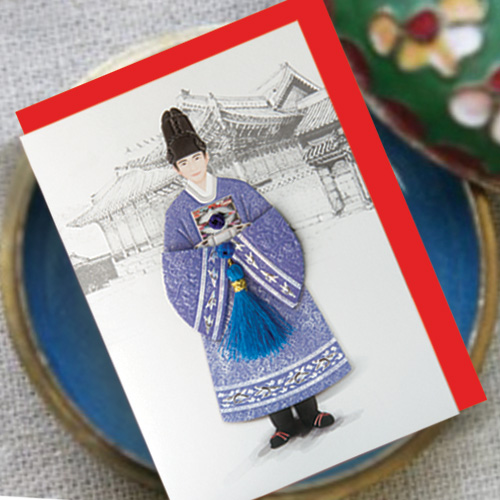 FT221-13(2종한세트) 프롬앤투 전통한복 연하장 감사카드 전통카드 축하카드 생일카드
