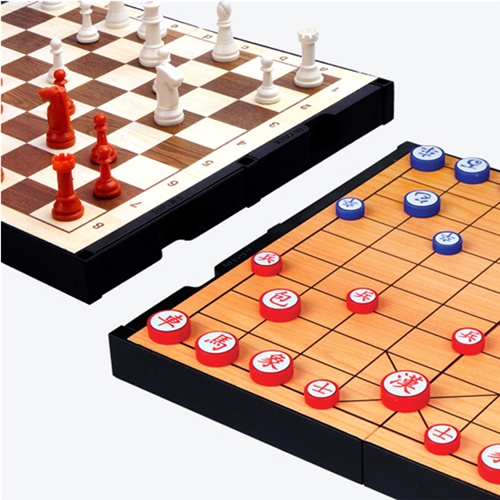 [명인바둑] 소형 자석 체스+장기(양면) M-159 /보드게임