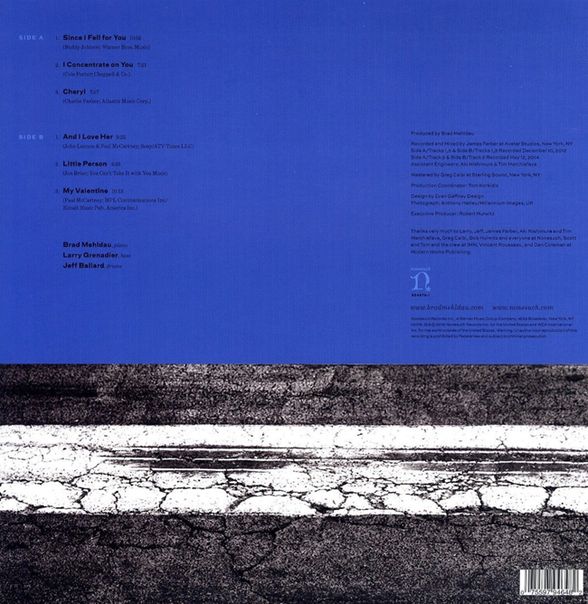 Brad Mehldau Trio (브래드 멜다우 트리오) - Blues And Ballads [LP]