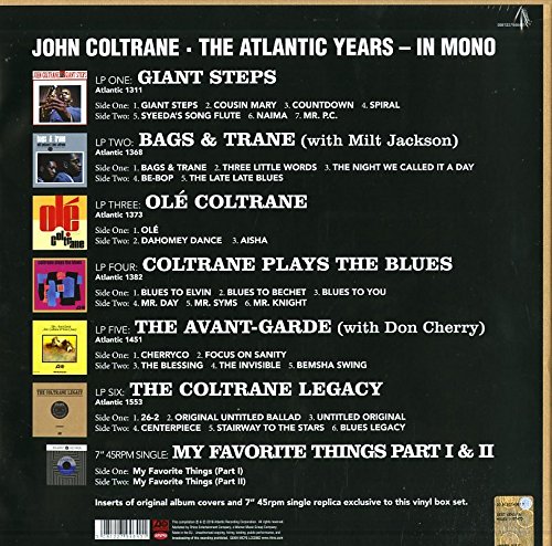 John Coltrane  (존 콜트레인) - The Atlantic Years In Mono (애틀랜틱 모노 레코딩) [7LP]