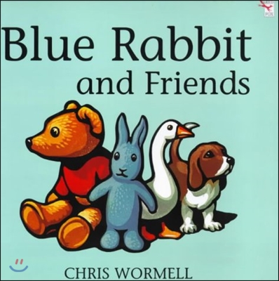 blue rabbit and friends