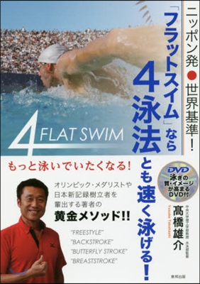 「フラットスイム」なら4泳法とも速く泳げ