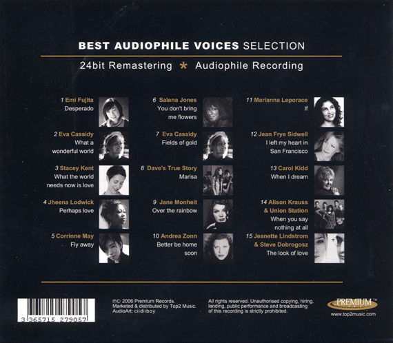 베스트 오디오파일 보이시스 셀렉션 (Best Audiophile Voices - Selection)