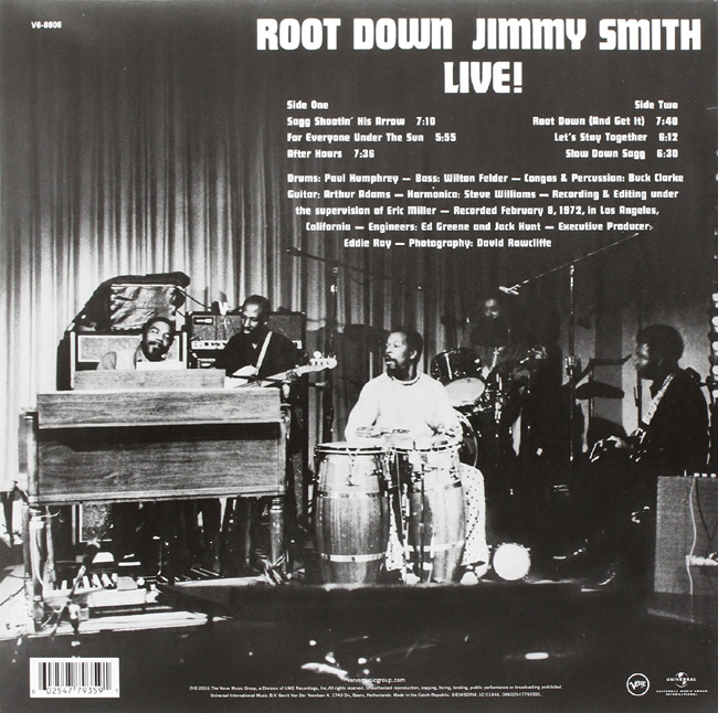 Jimmy Smith (지미 스미스) - Root Down: Live! [Verve 60th Anniversary Limited Edition LP]