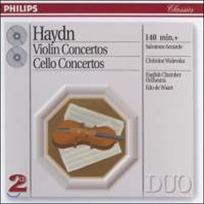 [중고] Edo De Waart / Violin & Cello Concertos (2CD/수입/4387972)