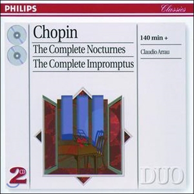 [중고] Claudio Arrau / Chopin : The Complete Nocturnes & Impromptus (2CD/dp4736)