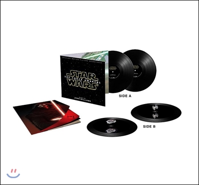 스타워즈: 깨어난 포스 영화음악 (Star Wars: The Force Awakens OST by John Williams 존 윌리엄스) [홀로그램 Vinyl 2 LP]