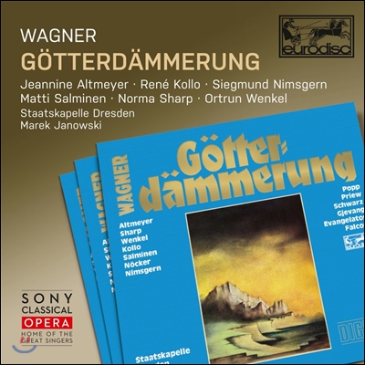 Marek Janowski / Rene Kollo / Jeannine Altmeyer 바그너: 신들의 황혼 - 알트마이어, 콜로, 야노프스키 (Wagner: Gotterdammerung)