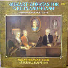 Oscar Shumsky &amp; Arthur Balsam - Mozart - Soata For Violin &amp; Piano Vol.1 (skcdl0031)