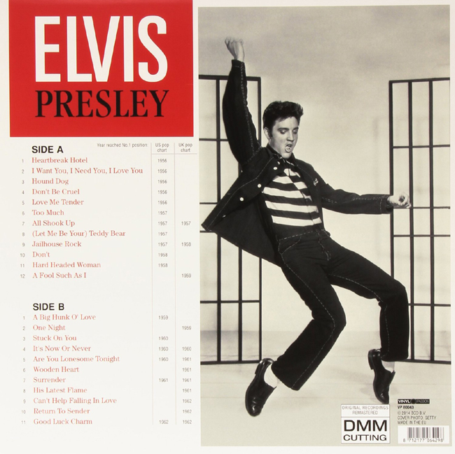 Elvis Presley (엘비스 프레슬리) - Number One Hits [LP]