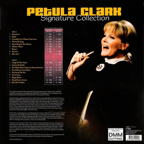 Petula Clark (페툴라 클락) - Her Classic Hits - Signature Collection [LP]