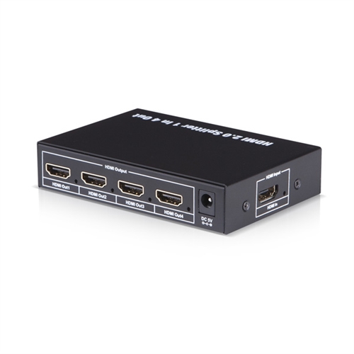 리얼4K HDMI2.0 1:4분배기 스플리터 4K60Hz/EDID/HDCP/3D 지원 NEXT 404SP4K60
