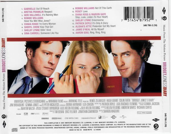 브리짓 존스의 일기 영화음악 (Bridget Jones's Diary O.S.T)