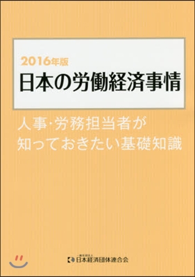 ’16 日本の勞はたら經濟事情－人事.勞務擔