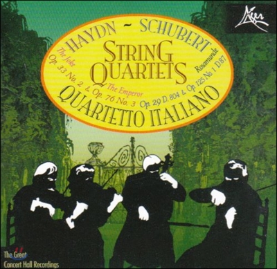 Quartetto Italiano 하이든: 현악 사중주 &#39;농담&#39;, &#39;황제&#39; / 슈베르트: 로자문데 사중주 - 이탈리아 사중주단 (Haydn: String Quartet / Schubert: Rosamunde)