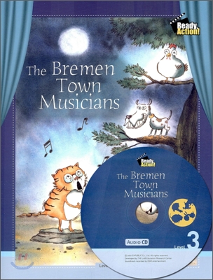 Ready Action Level 3 : The Bremen Town Musicians (Drama Book + Workbook + Audio CD)