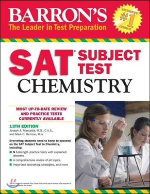 Barron&#39;s SAT Subject Test: Chemistry, 13th Edition (Paperback, 13)