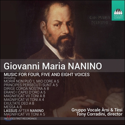 Gruppo Vocale Arsi &amp; Tesi 조반니 마리아 나니노: 4성, 5성, 8성 합창 음악 (Giovanni Maria Nanino: Music for Four, Five &amp; Eight Voices) 그루포 보칼레 아르시 &amp; 테시