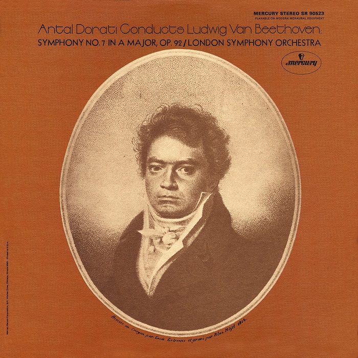 Antal Dorati 베토벤: 교향곡 7번 - 안탈 도라티, 런던 심포니 오케스트라 (Beethoven: Symphony No.7 Op.92) [LP]