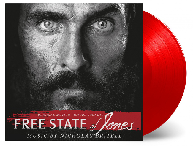 프리 스테이트 오브 존스 영화음악 (Free State Of Jones OST- Music by Nicholas Britell 니콜라스 브리텔) [레드 컬러 LP]