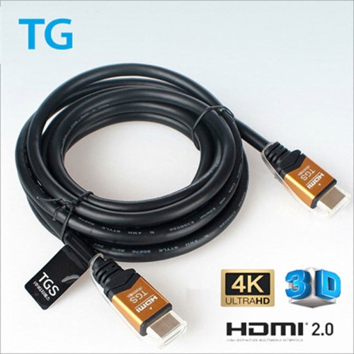 [TGS] HDMI 2.0 프리미엄 골드 케이블 1.5m / 4K UHD 지원 / 무산소동 사용