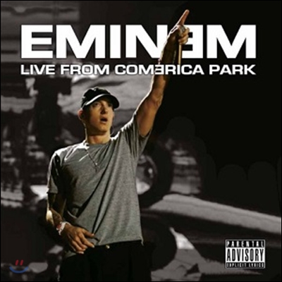 Eminem - Live From Comerica Park 에미넴 2010년 디트로이트 코메라카 파크 라이브 [화이트 컬러 2 LP]