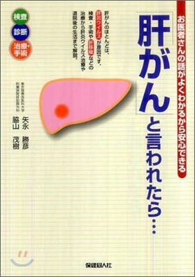 「肝がん」と言われたら…