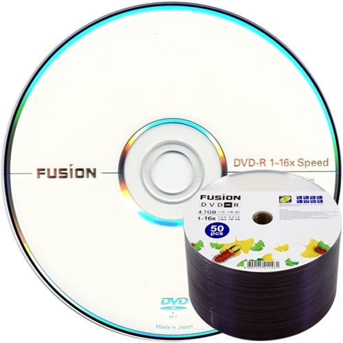 [전국무료배송]퓨전 16배속 4.7GB 데이터용 DVD-R 래핑 50장