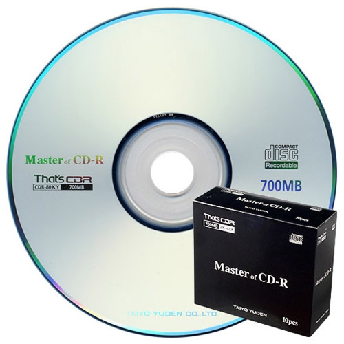 [전국무료배송]다이요유덴 48배속 Master of CD-R 700MB 5.2mm 케이스 10장