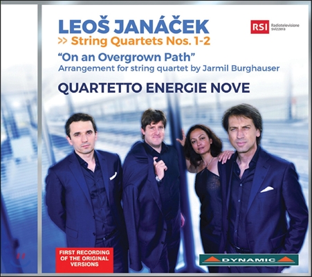 Quartetto Energie Nove 야나체크: 현악사중주 1, 2번, ‘잡초가 무성한 길에서’ 현악사중주 편곡반 (Leos Janacek: String Quartets, On an Overgrown Path)