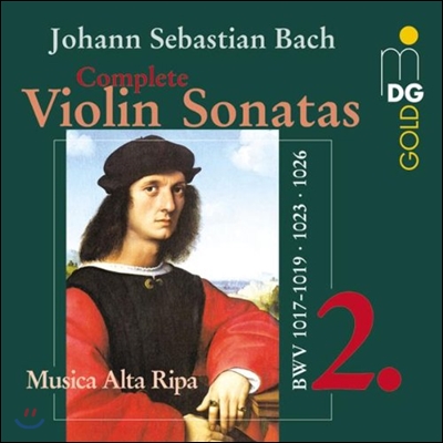 Musica Alta Ripa 바흐: 바이올린 소나타 2집 (Bach: Complete Violin Sonatas Vol. 2)