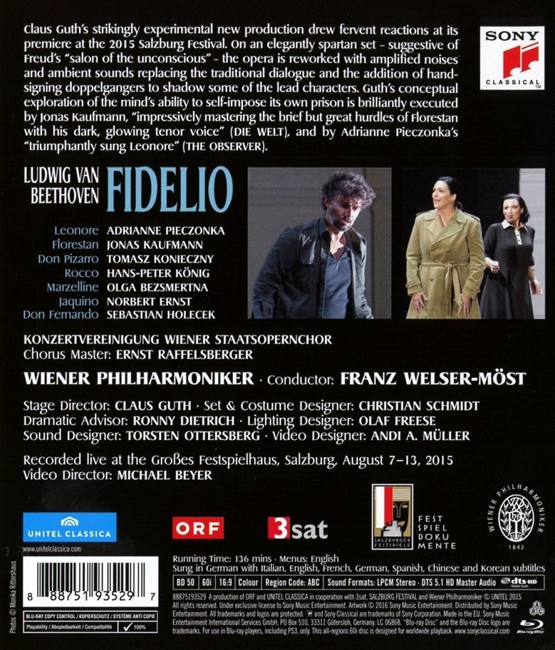 Jonas Kaufmann 베토벤: 오페라 '피델리오' - 요나스 카우프만 (Beethoven: Fidelio) [한글자막 블루레이]