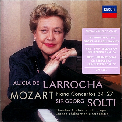 모차르트 : 피아노 협주곡 24-27번 - 알리시아 데 라로차