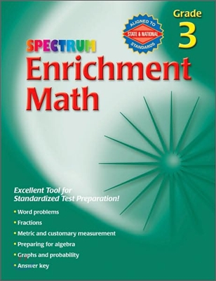 Spectrum Enrichment Math, Grade 3 (Paperback)