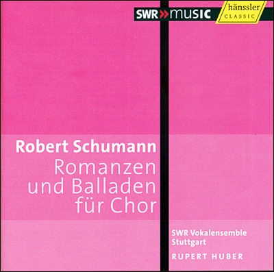 SWR Vokalsensemble Stuttgart 슈만: 합창을 위한 로망스와 발라드 (Schumann: Romance &amp; Ballade For Choir)