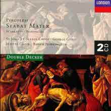 George Guest - Pergolesi, Scarlatti : Stabat Mater (페르골레지, 스카를라티 : 스타바트 마테르/2CD/미개봉/dd3345)