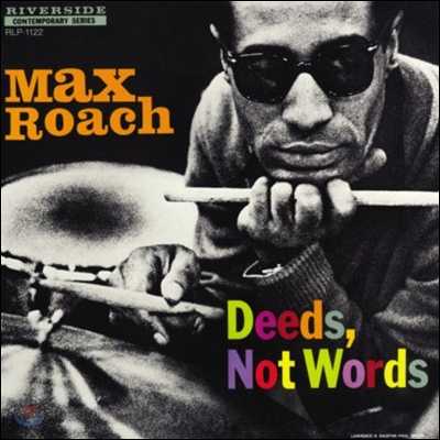 Max Roach Quintet (맥스 로치 퀸텟) - Deeds, Not Words [LP]