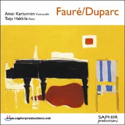 Anssi Karttunen 포레 / 뒤파르크: 첼로 소나타 외 (Faure / Duparc: Cello Works)