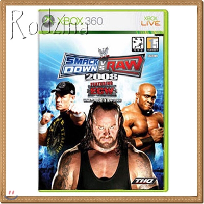 X-BOX360 WWWE 스맥다운 VS 로우 2008 SmackDown VS Raw2008